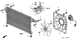 Diagram for 2006 Acura RSX A/C Condenser - 80110-S6M-A01