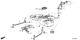 Diagram for Acura Fuel Tank Strap - 17522-TZ3-A01
