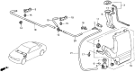 Diagram for 1997 Acura TL Washer Reservoir - 76841-SZ5-A01