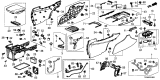 Diagram for Acura MDX Consoles - 83421-TZ5-A01ZA