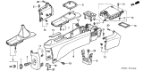 Diagram for Acura RSX Consoles - 83401-S6M-A01ZA