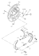Diagram for Acura SLX Parking Brake Shoe - 8-97034-739-1