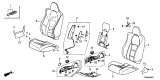 Diagram for Acura Seat Cushion - 81137-T6N-A01