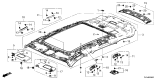 Diagram for Acura Sun Visor Clip - 88217-TZA-003ZD