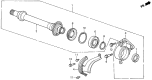 Diagram for 1989 Acura Legend Axle Shaft - 44500-SD4-J00