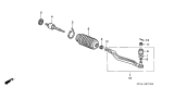 Diagram for 1995 Acura Legend Tie Rod End - 53540-SP0-023