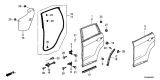 Diagram for Acura RDX Door Hinge - 67920-TX4-H02ZZ