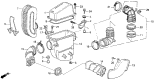 Diagram for Acura Legend Air Filter Box - 17241-PH7-000