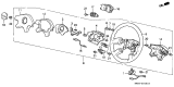 Diagram for 1993 Acura Integra Steering Wheel - 78511-SK8-952ZA