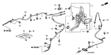 Diagram for 2012 Acura ZDX Parking Brake Cable - 47520-SZN-A01