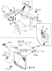 Diagram for Acura SLX Coolant Reservoir Hose - 8-97174-766-0