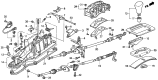 Diagram for 2001 Acura RL Shift Knobs & Boots - 54130-SZ5-982ZA