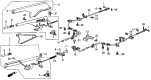 Diagram for 1986 Acura Integra Parking Brake Cable - 47560-SD2-932