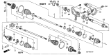 Diagram for 2007 Acura TL Axle Shaft - 44305-SEP-A02