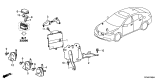 Diagram for Acura Engine Control Module - 37820-RDF-A31
