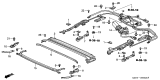 Diagram for 2006 Acura MDX Sunroof Cable - 70370-S3V-A01