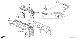 Diagram for 2013 Acura ILX Fuel Injector - 16450-R40-A01