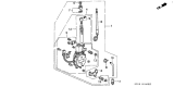 Diagram for 1995 Acura Legend Antenna - 39150-SP0-A05