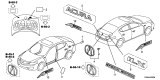 Diagram for Acura ILX Emblem - 75718-T3R-A01