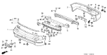 Diagram for 1998 Acura Integra Bumper - 04715-ST8-A91ZZ