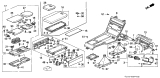 Diagram for Acura NSX Cup Holder - 83425-SL0-A90ZA