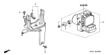 Diagram for Acura RL ABS Control Module - 57110-SZ3-J62