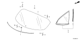 Diagram for Acura Windshield - 73211-TYA-A01