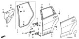 Diagram for 2007 Acura MDX Weather Strip - 72810-STX-A01