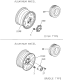 Diagram for 1997 Acura SLX Wheel Cover - 8-97122-199-0