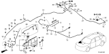 Diagram for Acura MDX Windshield Washer Nozzle - 76870-TYA-A01