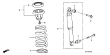 Diagram for 2013 Acura ZDX Shock Absorber - 52610-SZN-A01