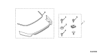 Diagram for Acura RL Spoiler - 08F03-SJA-251