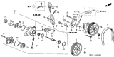 Diagram for Acura MDX Power Steering Pump - 56110-PGK-A01