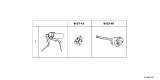 Diagram for Acura Ignition Lock Assembly - 35010-TYA-A01