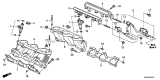 Diagram for Acura TL Fuel Rail - 16610-RN0-A01