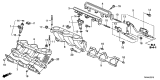 Diagram for Acura ZDX Fuel Rail - 16620-RN0-A01