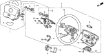 Diagram for Acura Cruise Control Switch - 36770-SV4-A81