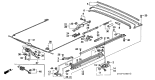 Diagram for Acura Integra Sunroof Cable - 70400-SR3-003