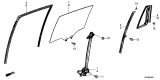 Diagram for 2014 Acura RDX Auto Glass - 73400-TX4-A00