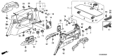 Diagram for 2012 Acura MDX Cup Holder - 84611-STX-A01ZC