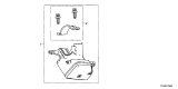 Diagram for 2015 Acura RLX Ignition Lock Assembly - 06351-T6A-J01