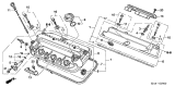 Diagram for Acura RL Valve Cover Gasket - 12030-RJA-010