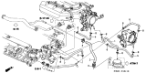 Diagram for 1999 Acura TL Cooling Hose - 19521-P8A-A00