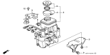 Diagram for 1990 Acura Integra ABS Control Module - 57110-SK7-A03