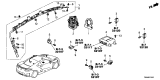 Diagram for Acura NSX Air Bag Control Module - 77960-T6N-A02