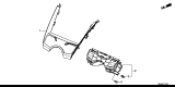 Diagram for 2019 Acura NSX A/C Switch - 79607-T6N-A01ZA