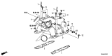 Diagram for 2019 Acura NSX Intake Manifold - 17100-58G-A00