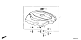 Diagram for 2018 Acura TLX Engine Cover - 17121-5J2-A00