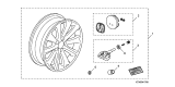 Diagram for Acura ILX Spare Wheel - 08W17-TX6-201