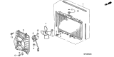 Diagram for Acura Legend Radiator - 19010-PY3-902